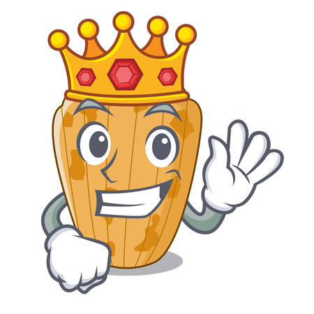 King cake madeleine in shape homemade cartoon vector illustrationのイラスト素材