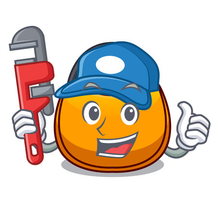 Plumber hobo bag shape on a cartoon vector illustrationのイラスト素材