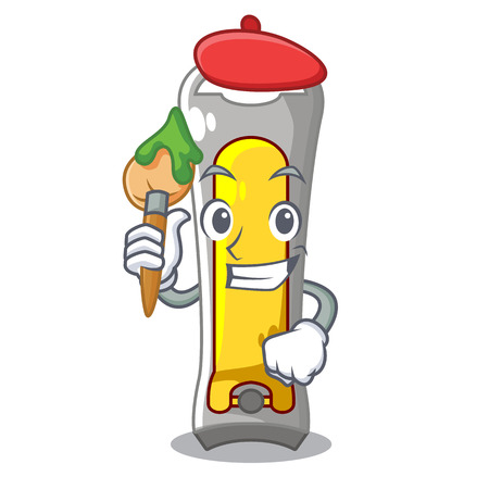 Artist nail cutter shape on a cartoon vector illustrationのイラスト素材