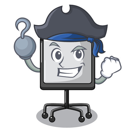 Pirate prestation board chart blank on carttoon vector illustrationのイラスト素材