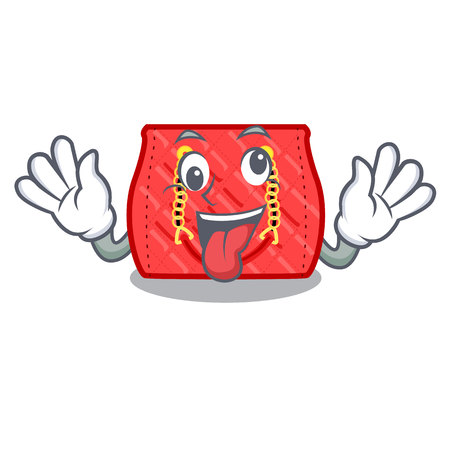 Crazy fashion bag shoulder on women cartoon vector illustrationのイラスト素材
