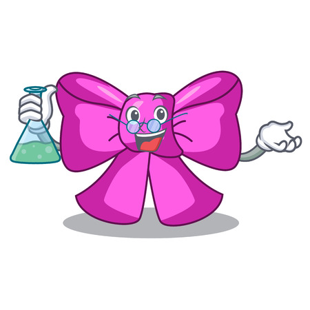 Professor bow tie in a shape cartoon vector illustrationのイラスト素材