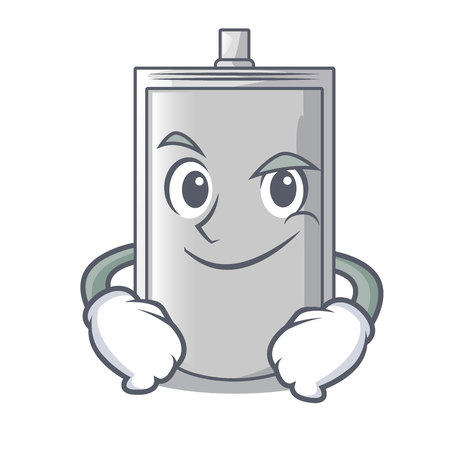 Smirking bag packaging snack on a mascot vector illustrationのイラスト素材