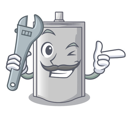 Mechanic packaging for crackers isolation cartoon product vector illustrationのイラスト素材
