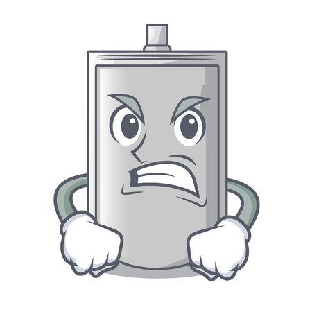 Angry bag packaging for sugar in character vector illustrationのイラスト素材