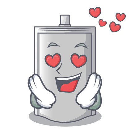 In love bag packaging for sugar in character vector illustrationのイラスト素材