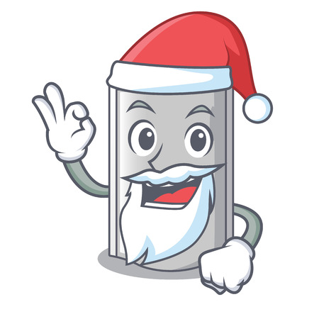 Santa packaging for crackers isolation cartoon product vector illustrationのイラスト素材