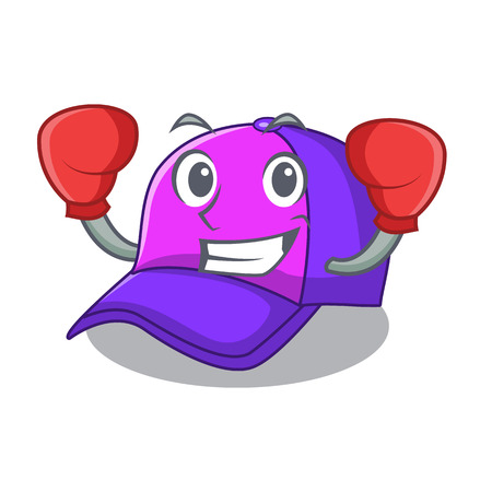 Boxing cap shape in the a cartoon vector illustrationのイラスト素材