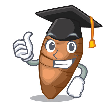 Graduation taro above character board the wooden vector illustartionのイラスト素材