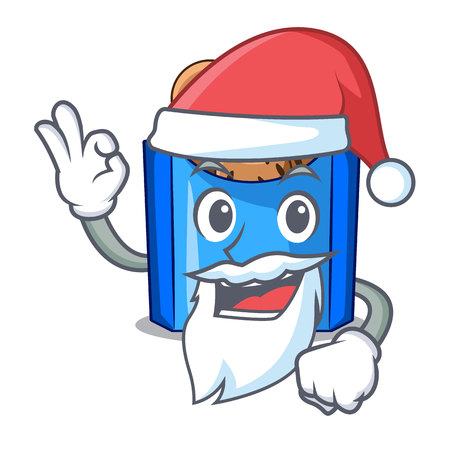 Santa fried falafel served at the mascot vector illustratinのイラスト素材