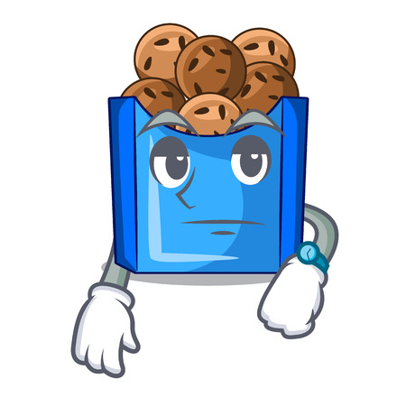 Waiting fried falafel served at the mascot vector illustratinのイラスト素材