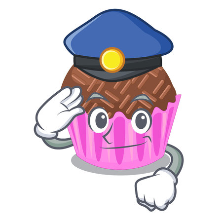 Police bragadeiro in a variety of cartoon vector illustartionのイラスト素材