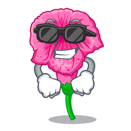 super cool petunia flowers on the stalk cartoons vector illustrationのイラスト素材