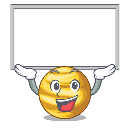 Up board planet venus in the shape character vector ilustrationのイラスト素材