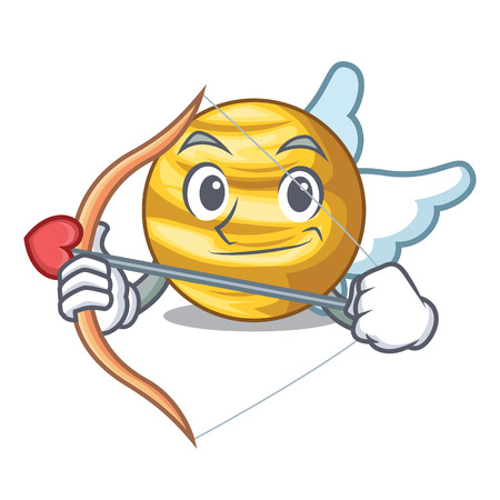 Cupid planet venus in the shape character vector ilustrationのイラスト素材