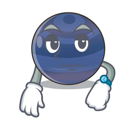 Waiting picture neptune planet in cartoon form vector illustrationのイラスト素材