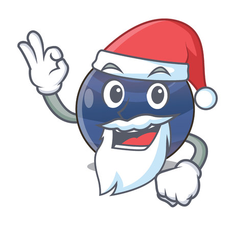 Santa picture neptune planet in cartoon form vector illustrationのイラスト素材