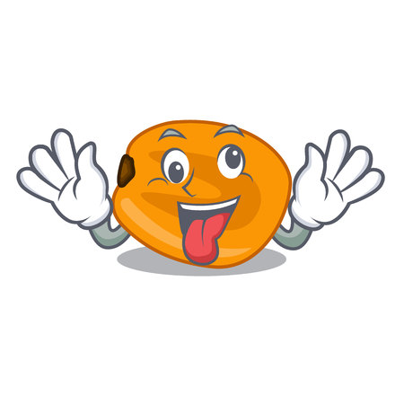 Crazy cartoon corn nuts ready to eat vector illustrationのイラスト素材