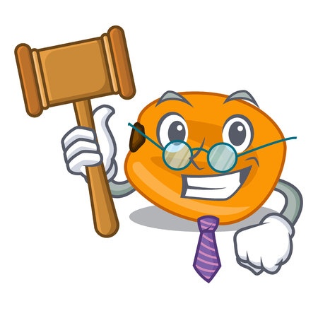 Judge cartoon corn nuts ready to eat vector illustrationのイラスト素材