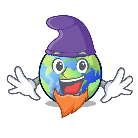 Elf earth in the shape on character vector illustrationのイラスト素材