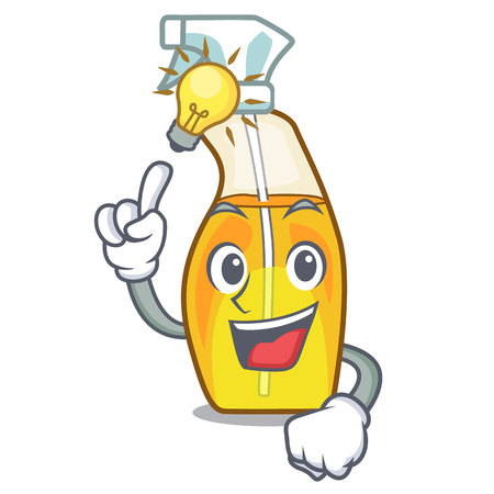 Have an idea spray bottles are isolated from cartoons vector illustrationのイラスト素材
