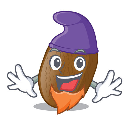 Elf kiwifruit slices in the shape cartoon vector illustrationのイラスト素材