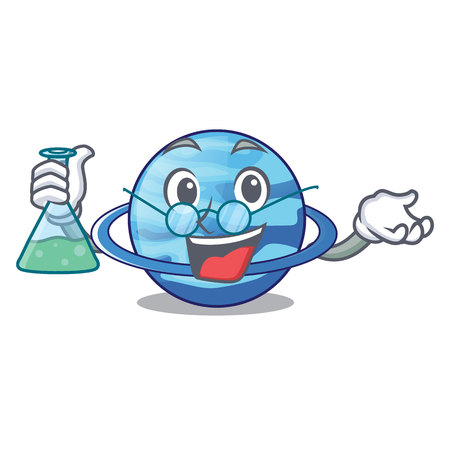 Professor uranius plenet is isolated on mascot vector illustrationのイラスト素材