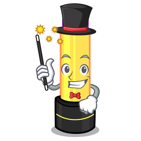 Magician lip balm in the cartoon shape vector illustrationのイラスト素材