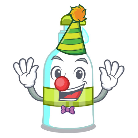 Clown liquid soap in the cartoon shape vector illustartionのイラスト素材