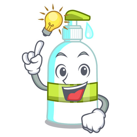 Have an idea liquid soap in the cartoon shape vector illustartionのイラスト素材