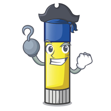Pirate glue stick in the cartoon shape vector illustrationのイラスト素材