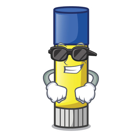 Super cool glue the stick above character table vector illustrationのイラスト素材