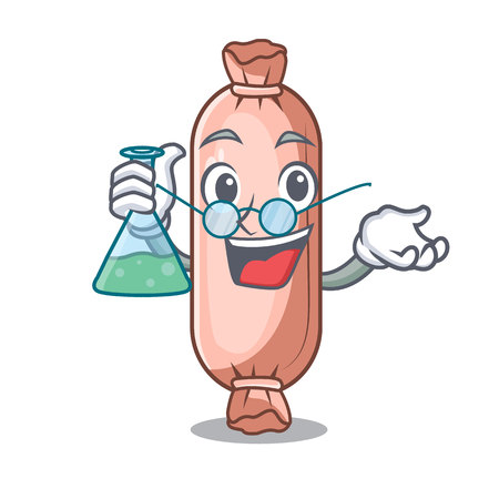 Professor bolster isolasi on the a character vector illustrationのイラスト素材