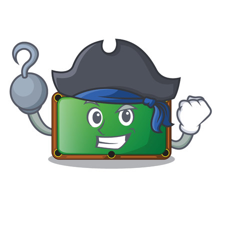 Pirate billiard table in shape of cartoon vector illustrationのイラスト素材