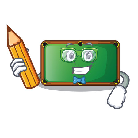 Student billiard table is insulated with characters vector illustrationのイラスト素材