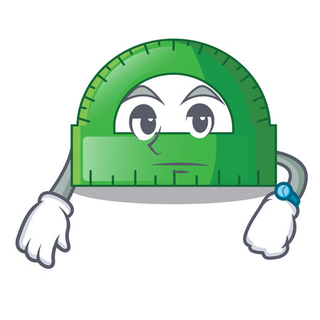 Waiting protractor isolated in the a cartoons vec tor illustrationのイラスト素材