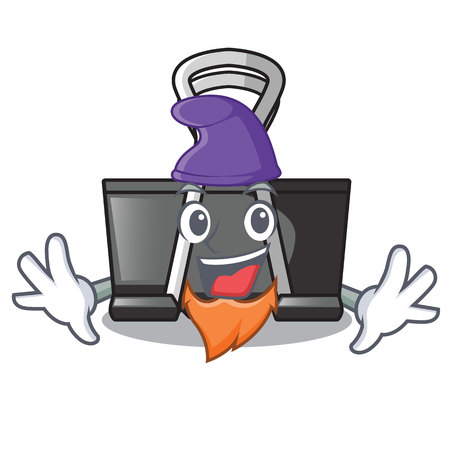 Elf binder clip in the character shape vector illustrationのイラスト素材