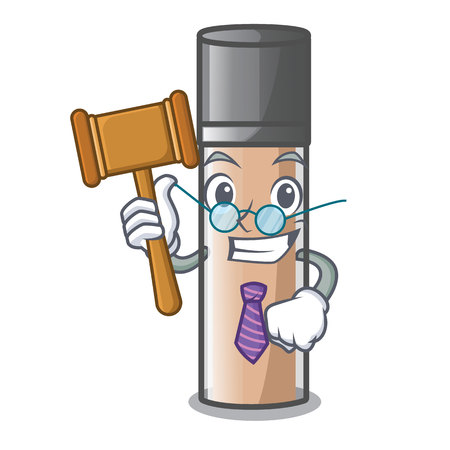 Judge faundation makeup in a cartoon bottle vector illustrationのイラスト素材