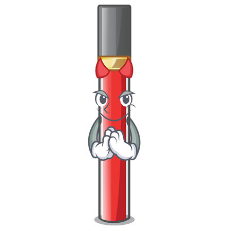 Devil lip gloss in dompeet mekaup cartoons vector illustrationのイラスト素材