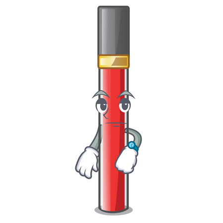 Waiting lip gloss above cartoon makeup table vector illustrationのイラスト素材