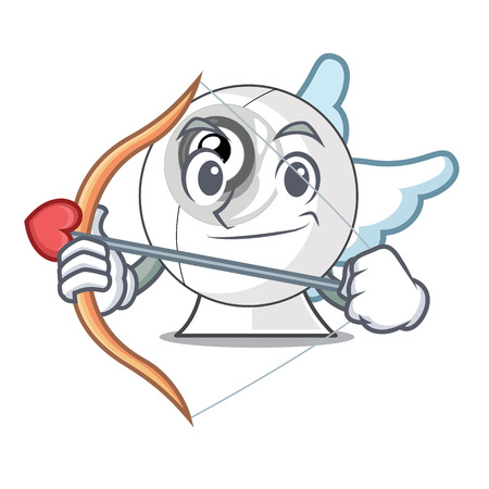 Cupid webcam in the shape of mascot vector illustrationのイラスト素材