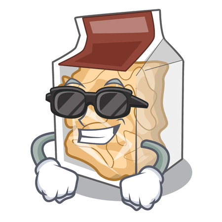 Super cool pork rinds in a cartoon jar vector illustrationのイラスト素材
