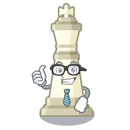 Businessman chess king on a the mascotのイラスト素材