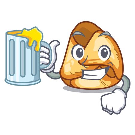 With juice fusi istriani cooked in mascot panのイラスト素材