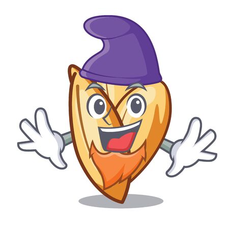 Elf orzo pasta isolated with the cartoonのイラスト素材