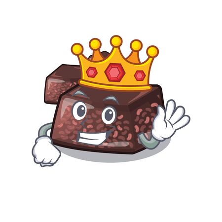 King mizuyoukan isolated with in the character vector illustrationのイラスト素材