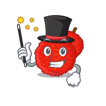 Magician bayberry isolated with in the cartoon vector illustrationのイラスト素材