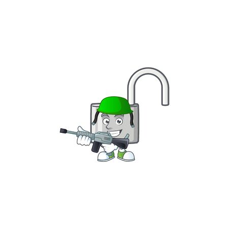 Elf unlock key with cartoon character design. vector illustrationのイラスト素材