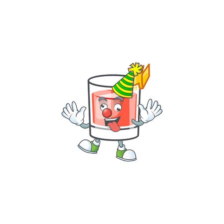 Sazerac clown character on the a cartoon vector illustrationのイラスト素材