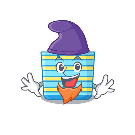 Cute picture of beach bag in Elf cartoon design. Vector illustrationのイラスト素材